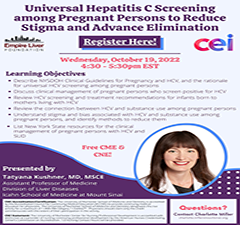 Universal Hepatitis C Screening among Pregnant Persons to Reduce Stigma and Advance Elimination